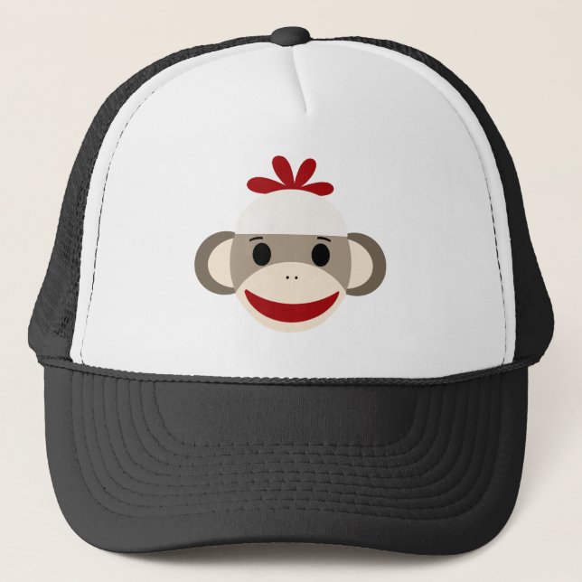 Casquette singe de chaussette (Devant)