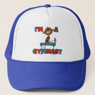 Casquette Singe Je suis un gymnaste