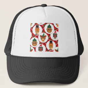 Casquette singes hippiques de Noël