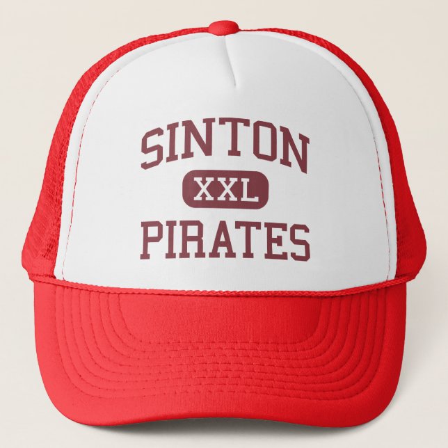 Casquette Sinton - pirates - lycée - Sinton le Texas (Devant)