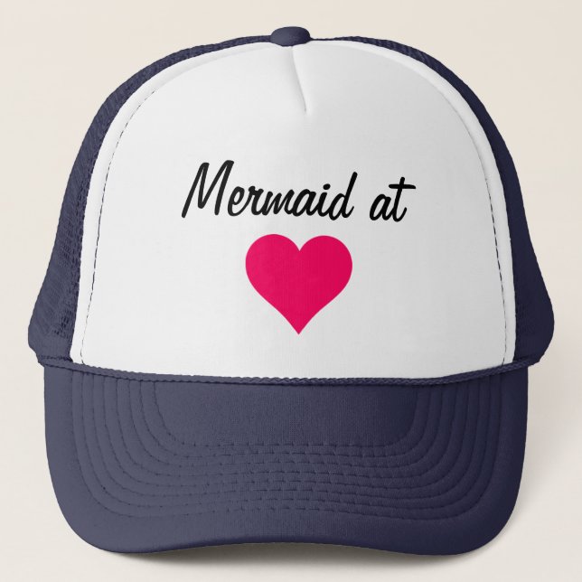 Casquette Sirène au coeur (Devant)