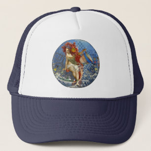 Casquette Sirène gothique bleu Aquarius Art