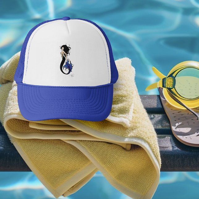 Casquette Sirène tribale bleue (Créateur téléchargé)