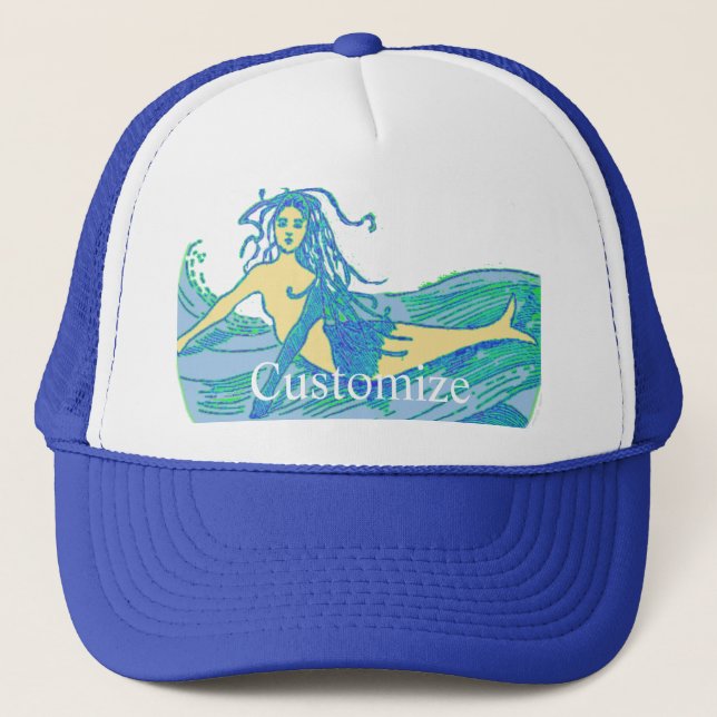 Casquette Sirène vintage en voie d'évitement Thunder_Cove (Devant)