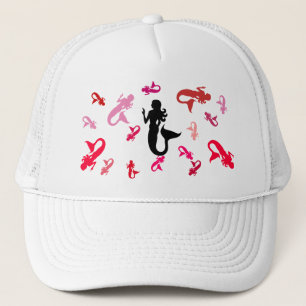 Casquette - Sirènes marquées en rose