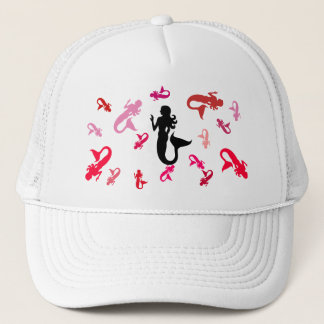 Casquette - Sirènes marquées en rose