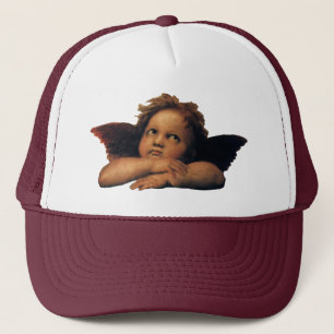 Casquette Sistine Madonna, détail des Anges par Raphael Sanz