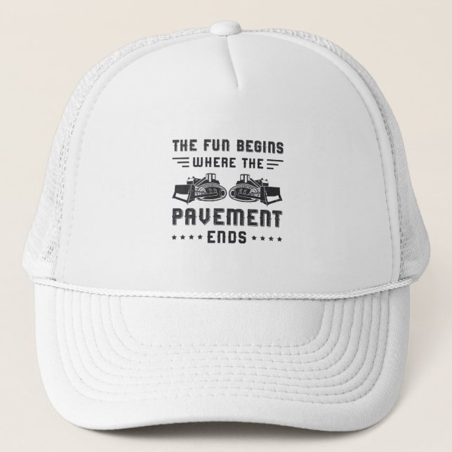 Casquette Site d'extrémité de la chaussée de l'atelier de co (Devant)