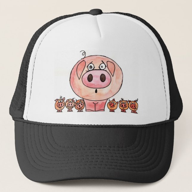 Casquette Six petits porcs (Devant)