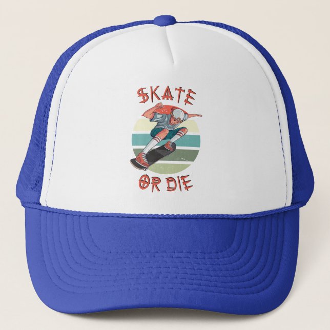 Casquette Skate ou meurs Skateboarder Boy (Devant)