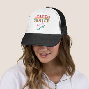 Casquette Skateboard fille de patinage Vintage Skateboard an