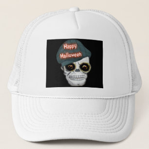 Casquette Skeleton Head Happy Halloween