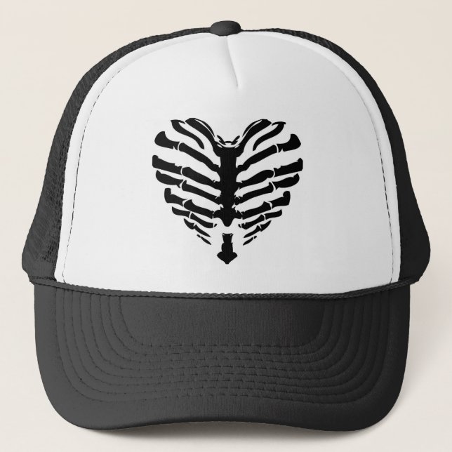 Casquette Skeleton Heart (Devant)