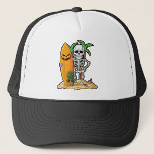 Casquette Skeleton Surf Halloween Hawaii Hawaii Hommes Hawai