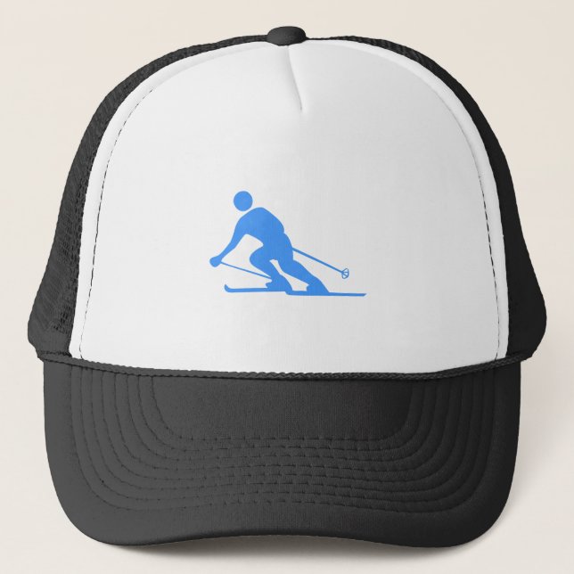 Casquette Ski - Bleu bébé (Devant)