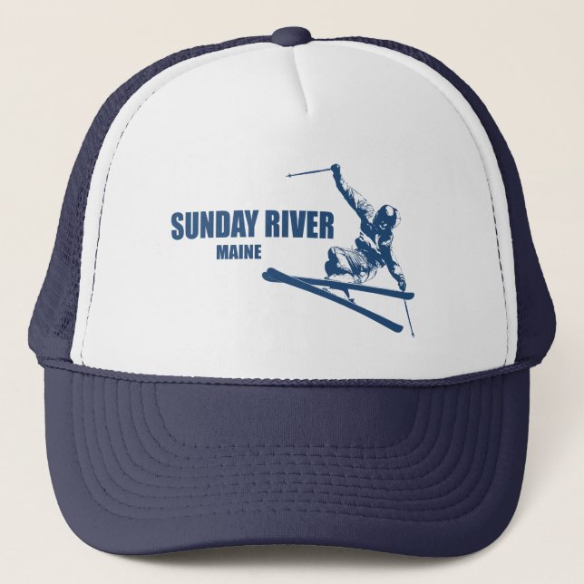 Casquette Skieur de Sunday River Maine (Devant)