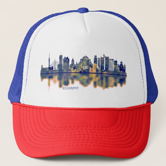 Casquette Skyline de Belgrade (Devant)