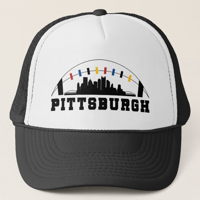 Casquette Skyline de football de Pittsburgh (Devant)