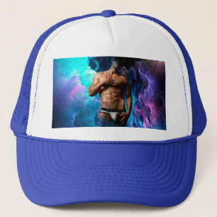 Casquette SlipperyJoe homme musclé sous-vêtements bulle dyna