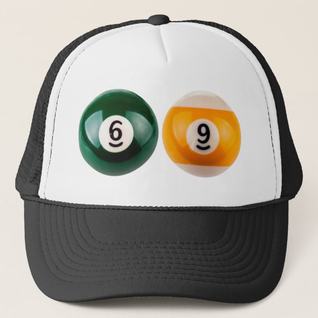 Casquette SlipperyJoe's 69 table de billard dur deux billiar (Devant)