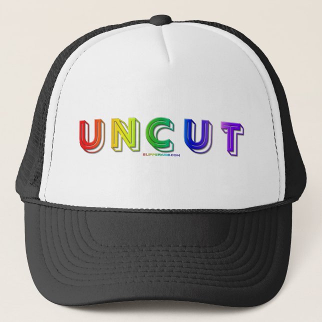 Casquette SlipperyJoe's uncut en arc-en-ciel couleurs trois  (Devant)