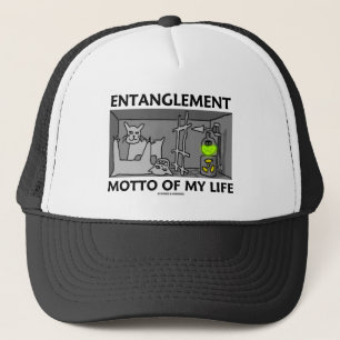 Casquette Slogan de la vie privée (physique quantique)