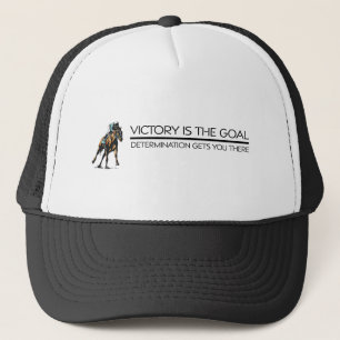 Casquette Slogan de victoire de la course de chevaux TOP