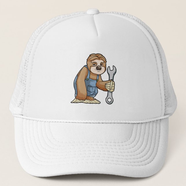 Casquette Sloth comme artisan avec clé (Devant)
