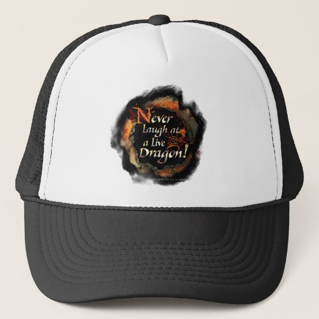 Casquette SMAUG™ - Graphique de logo pour ne jamais rire (Devant)