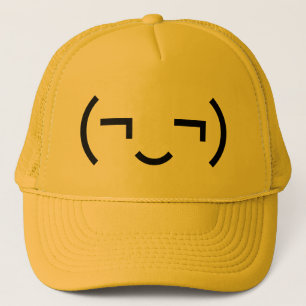 Casquette Smug Emoticon (‿MD) Kaomoji japonais
