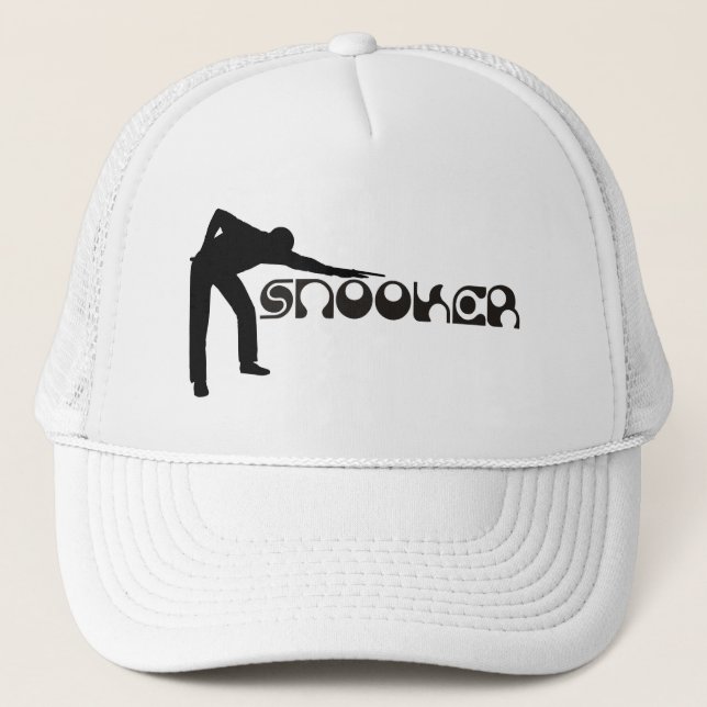 Casquette SNOOKER police moderne + vos idées (Devant)