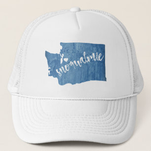 Casquette Snoqualmie Washington Wood Grain