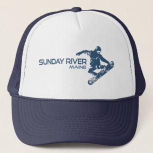 Casquette Snowboardeur de Sunday River Maine