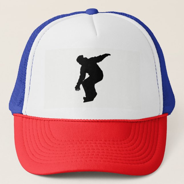 Casquette Snowboardeur Silhouette (Devant)