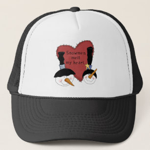 Casquette Snowmen Melt My Heart Tshirts et cadeaux