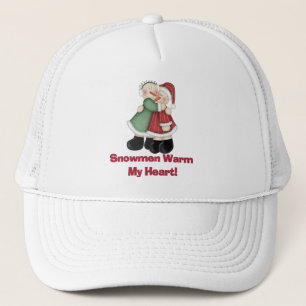 Casquette Snowmen réchauffe mes T-shirts et cadeaux de coeur