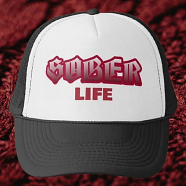 Casquette Sober Life Red (Créateur téléchargé)