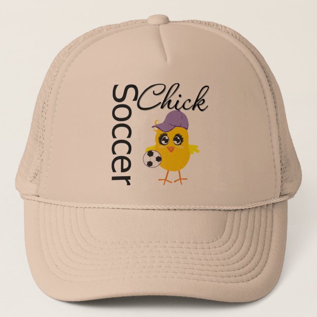 Casquette Soccer Chick v2 (Devant)
