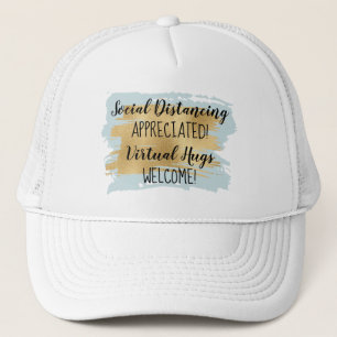 Casquette Social Distances Blue Gold Hugues Virtuelles