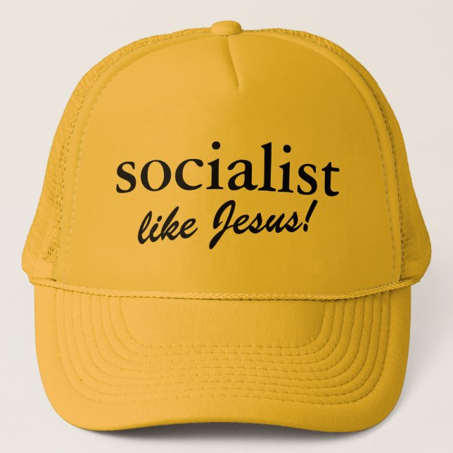 Casquette Socialiste - comme Jésus ! (Devant)
