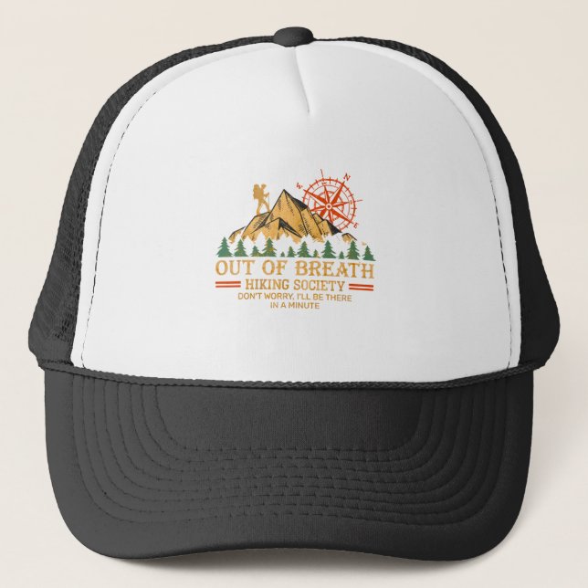 Casquette Société de randonnée à bout de souffle – Drôle de  (Devant)