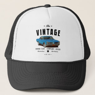 Casquette Société de voiture vintage de GTO et logo de