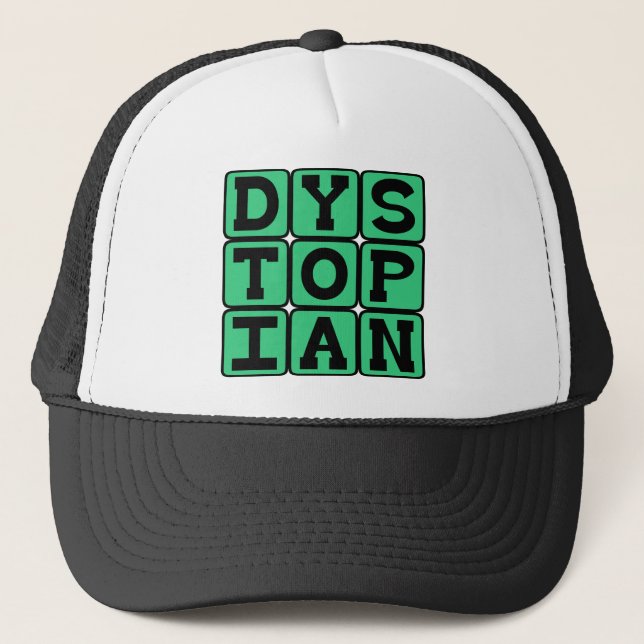 Casquette Société dystopique et misérable (Devant)