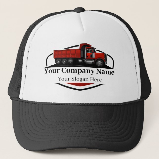 Casquette Société professionnelle de camionnage de camions (Devant)