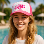 Casquette Soeur De La Mariée Rose Bachelorette Barb<br><div class="desc">Soeur De La Mariée Bachelorette Rose Barb Trucker Chapeau</div>