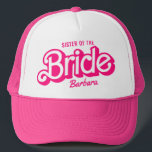 Casquette Soeur De La Mariée T-Shirt Bachelorette Barb<br><div class="desc">Soeur De La Mariée T-Shirt Bachelorette Barb Trucker Chapeau</div>