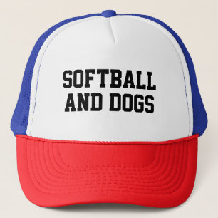 Casquette Softball Et Chiens Amoureux Des Chiens Drôle