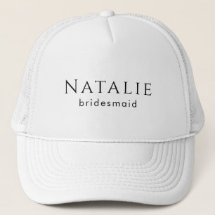 Casquette Soirée cadeau de femme de chambre personnalisée