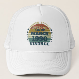 Casquette Soirée personnalisée vintage de 35 ans