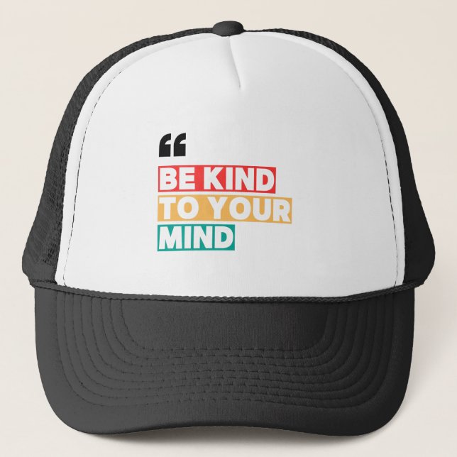 Casquette Sois Gentil avec ton Esprit – Casquette  (Devant)